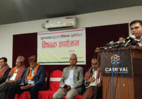 सबैले खोसाखोस, बिग्रेपछि दोषा-दोष गर्ने प्रवृत्तिले देश बनेन : निर्देशक अधिकारी